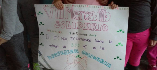 VIII Mercadillo Solidario en el CP NOU D’OCTUBRE