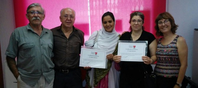 Clausura del Curso de Español y entrega de Diplomas