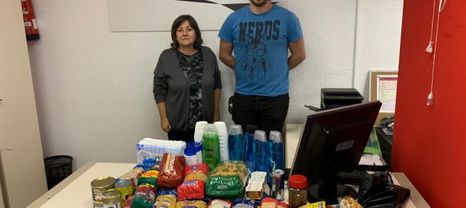 DONACIÓN DE ALIMENTOS ESN (ERASMUS STUDIENT NETWORKS)