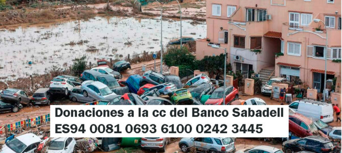 Aportación de Despensa Solidaria a los afectados por la DANA en Valencia